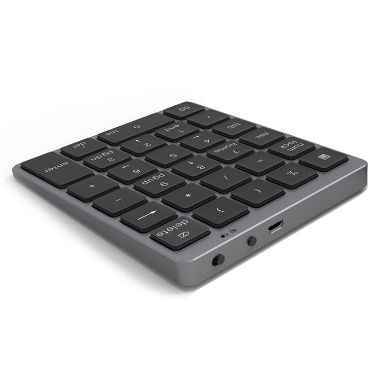Teclado numérico Bluetooth inalámbrico recargable de aleación de aluminio Universal ultrafino N960, N960