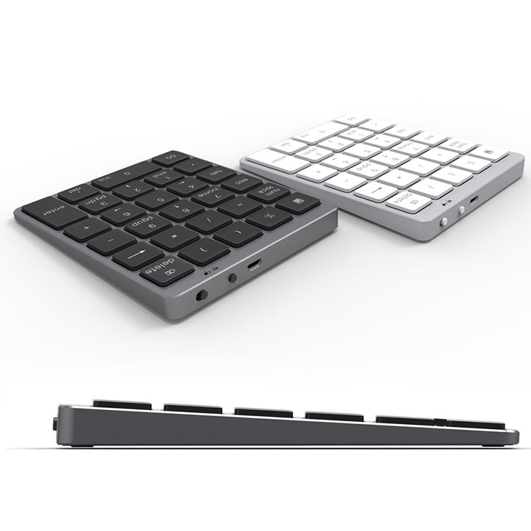 Teclado numérico Bluetooth inalámbrico recargable de aleación de aluminio Universal ultrafino N960, N960