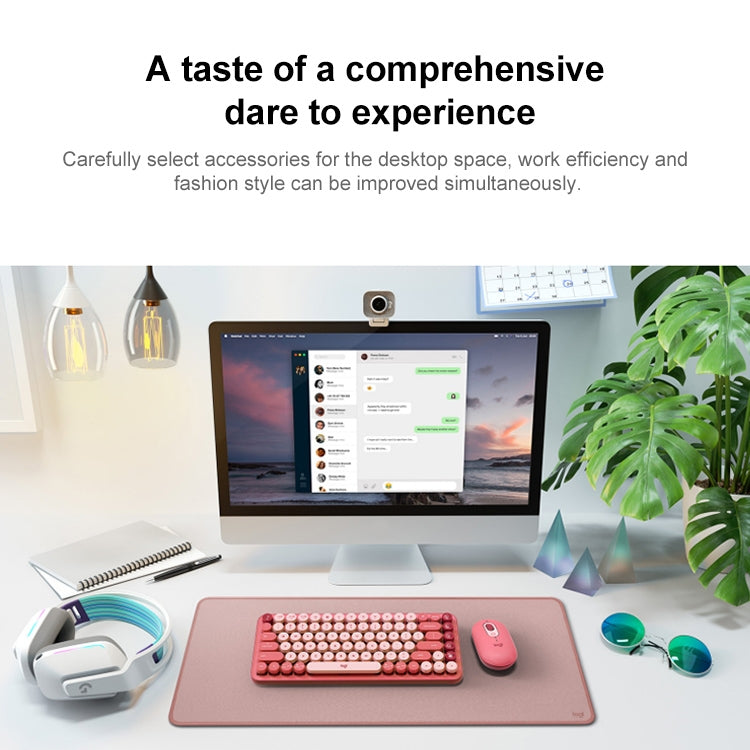 Teclado mecánico Bluetooth con botón redondo Logitech POP KEYS