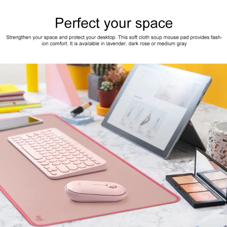 Alfombrilla de escritorio para teclado y ratón Logitech