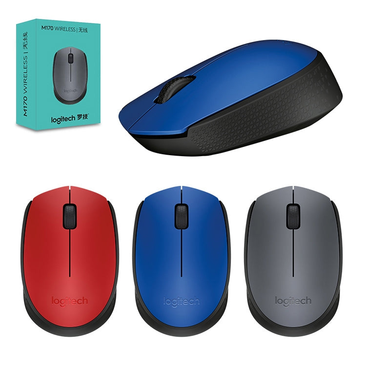 Ratón inalámbrico USB Logitech M170 de 1000DPI con receptor 2,4G