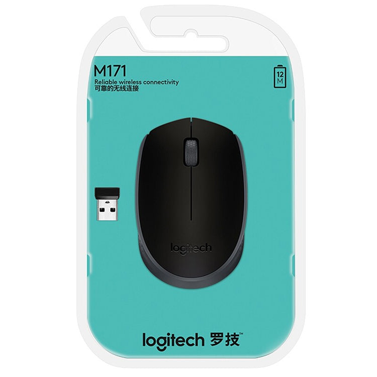 Ratón inalámbrico USB Logitech M171 de 1000DPI con receptor 2,4G