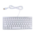 450 Teclado con cable USB ultrafino de 78 teclas