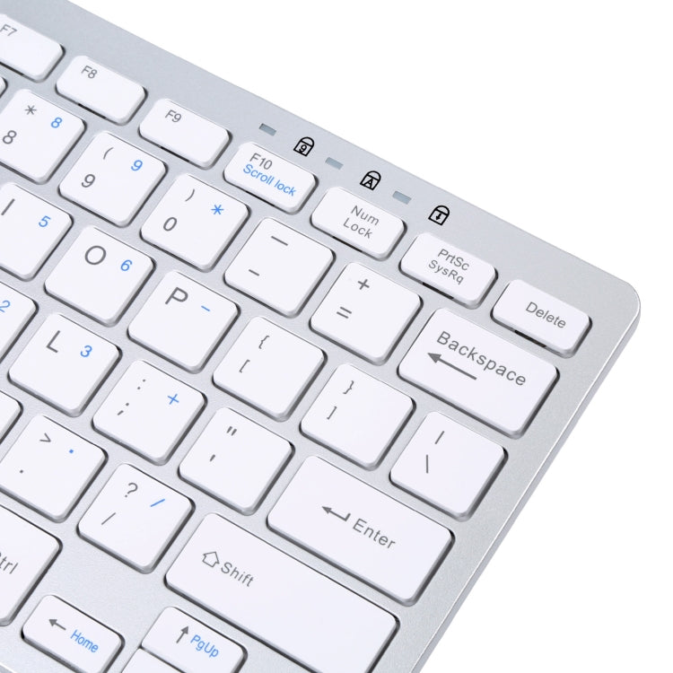450 Teclado con cable USB ultrafino de 78 teclas