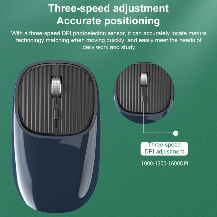 Ratón inalámbrico recargable 2,4G tipo C MKESPN SXS-5600