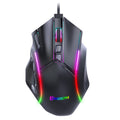 MKESPN X15 Ratón con cable RGB de definición macro de 12 botones de velocidad completa 12800DPI, x15