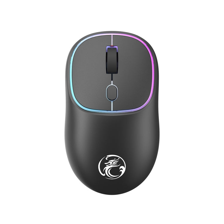 iMICE W-618 Ratón inalámbrico silencioso recargable de 4 botones 1600 DPI 2,4 GHz para ordenador PC y portátil, W-618 2.4GHz