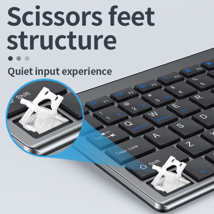 109 Teclado Bluetooth inalámbrico de tres modos, Three-mode Keyboard