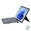 Para Microsoft Surface Pro 8 Tablet Funda de cuero con teclado Bluetooth con retroiluminación colorida y ranura para bolígrafo, For Microsoft Surface Pro 8