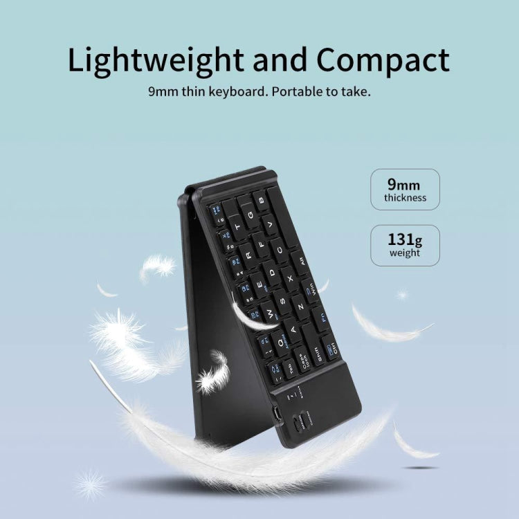 Mini teclado plegable inalámbrico Bluetooth