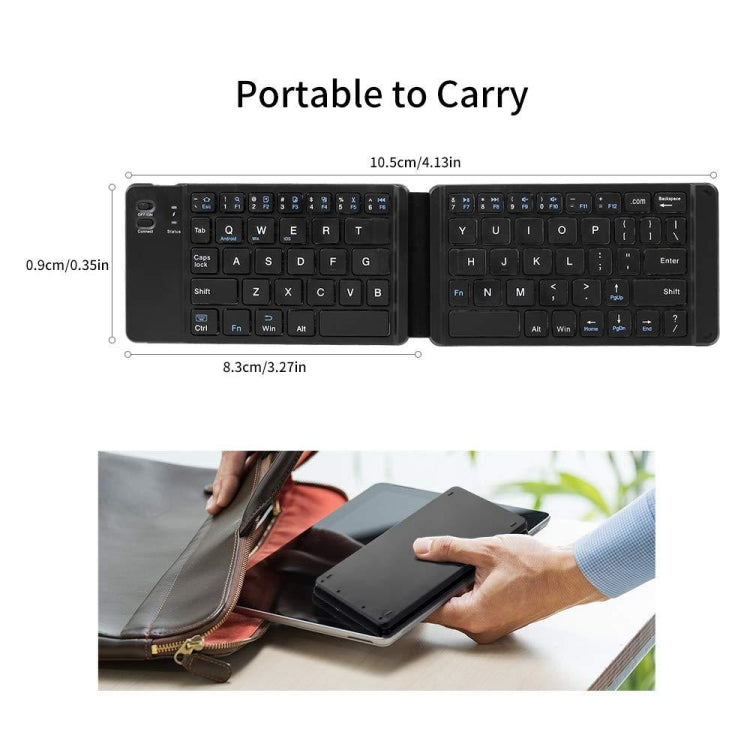 Mini teclado plegable inalámbrico Bluetooth