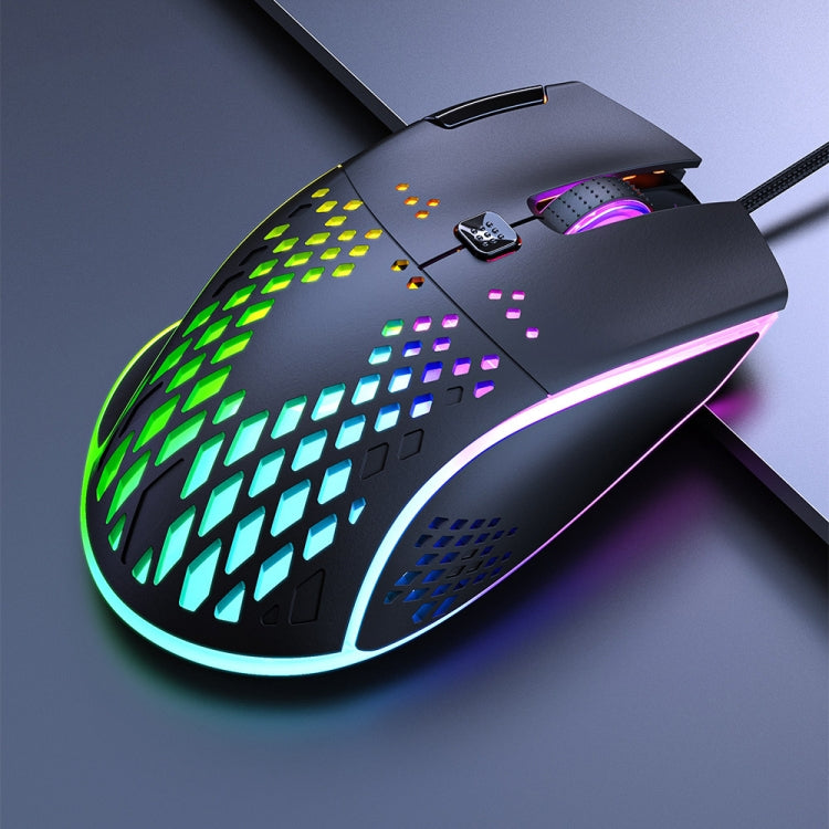 Ratón para juegos iMICE T97 RGB luz LED USB 7 botones 7200 DPI ratón para juegos con cable