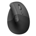 Logitech Lift Vertical 1000DPI 2.4GHz Ratón ergonómico inalámbrico Bluetooth de modo dual