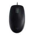 Ratón silencioso USB con cable Logitech M110 1000DPI