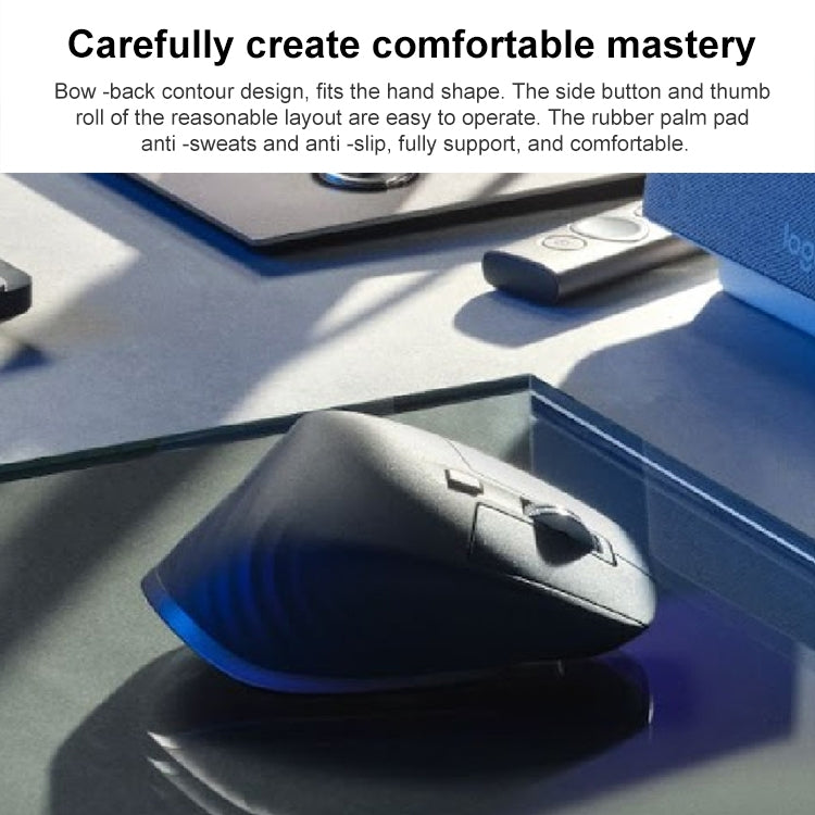 Logitech MX Master 3s 8000DPI 2.4GHz Ratón ergonómico inalámbrico Bluetooth de modo dual