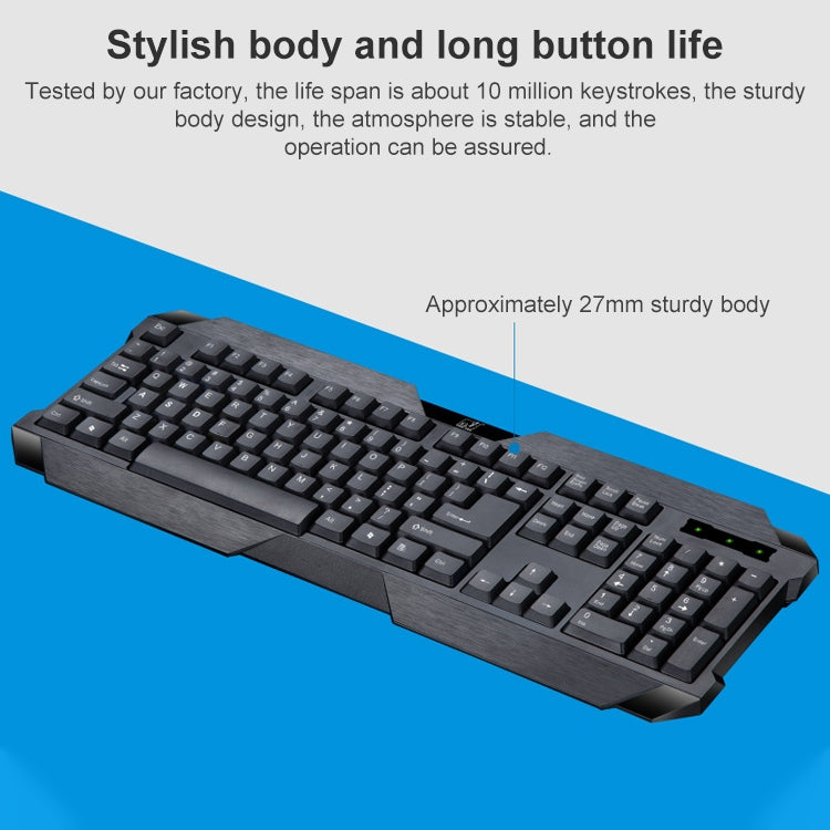 Teclado para juegos de computadora USB con cable ZGB Q19, Q19