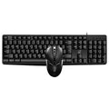 Juego de teclado y ratón con cable ZGB Q9B, Q9B
