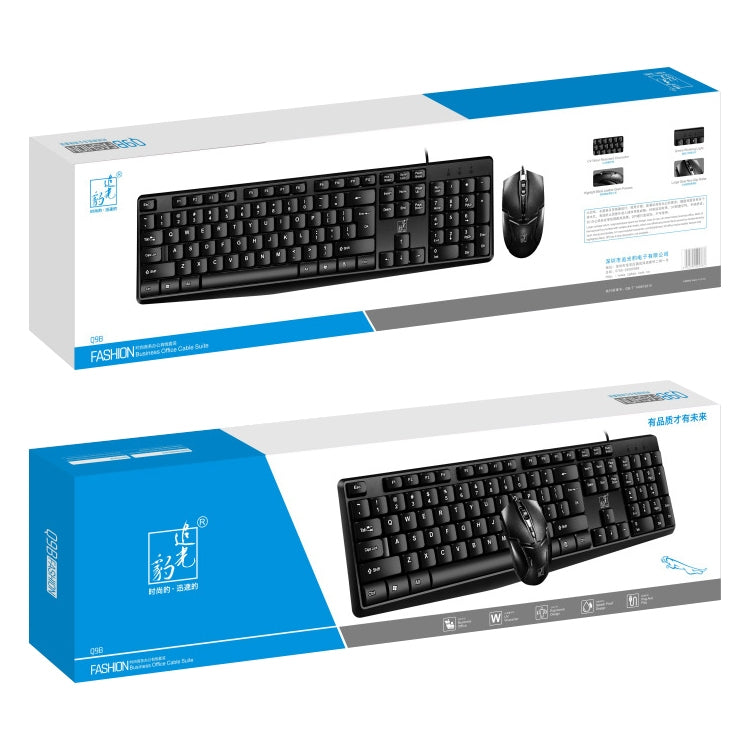 Juego de teclado y ratón con cable ZGB Q9B, Q9B