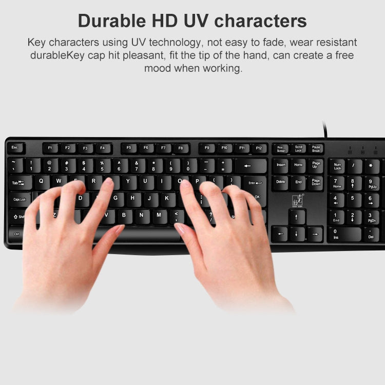 Juego de teclado y ratón con cable ZGB Q9B, Q9B