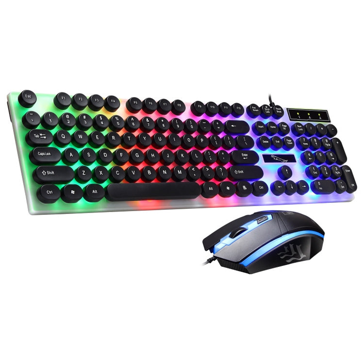 Juego de teclado + mouse con cable luminoso ZGB G21, G21 (Black), G21 (White)