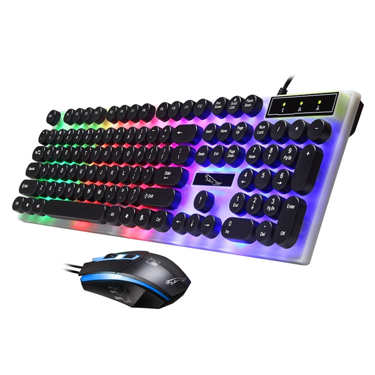 Juego de teclado + mouse con cable luminoso ZGB G21, G21 (Black), G21 (White)