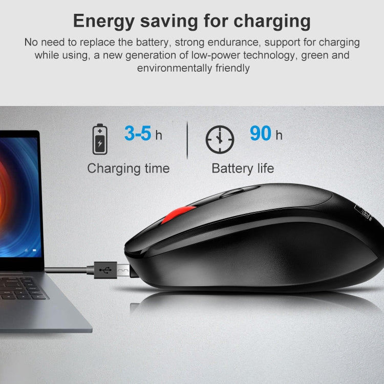 Mini ratón inalámbrico recargable ZGB 361 2,4G 1600 ppp
