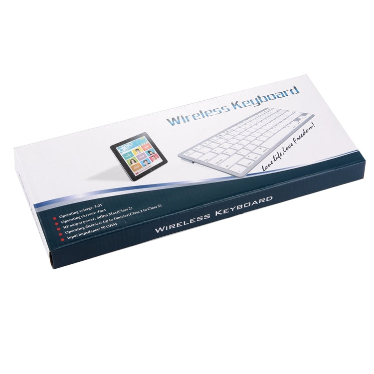 BK-3001 Teclado ultrafino inalámbrico Bluetooth de 78 teclas para Windows / iPad / iPhone