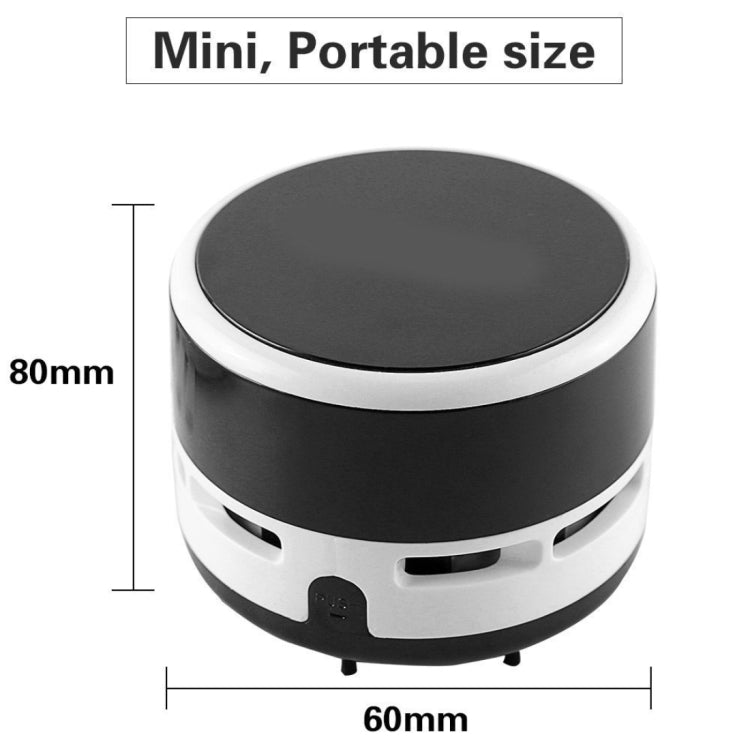 Mini aspirador de teclado de mesa de escritorio de mano para hogar / vehículo con personalidad linda, tamaño: 8x6x6 cm