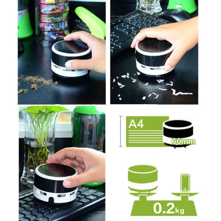 Mini aspirador de teclado de mesa de escritorio de mano para hogar / vehículo con personalidad linda, tamaño: 8x6x6 cm