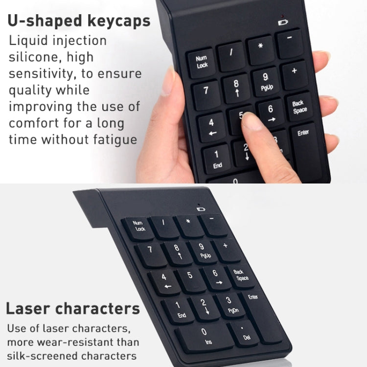 MC Saite 2129RF Teclado Numérico Inalámbrico 2.4G 18 Teclas