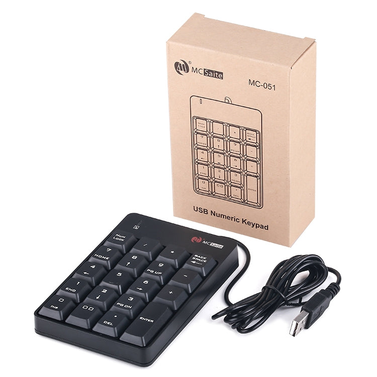 MC Saite MC-051 Teclado Numérico con Cable de 19 Teclas