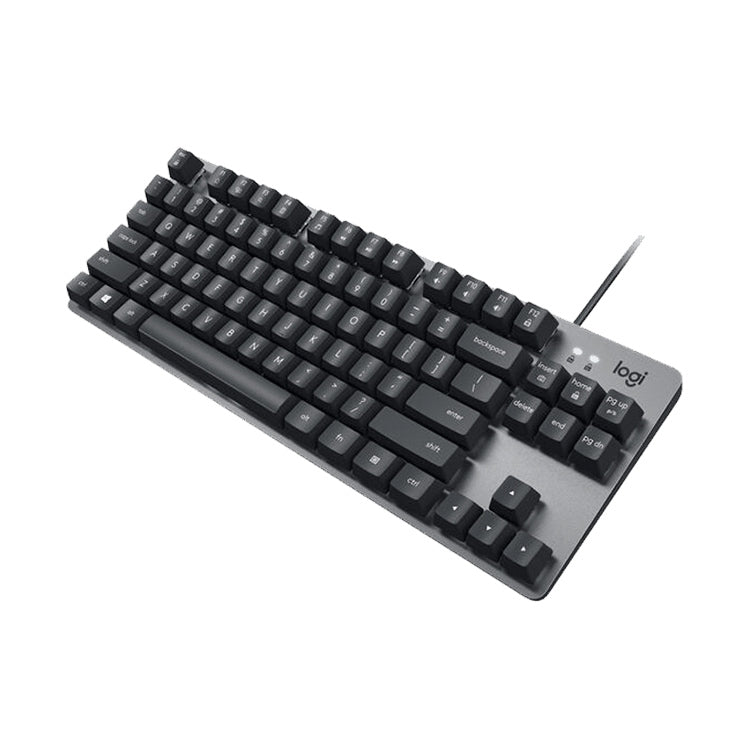 Logitech K835 Mini teclado mecánico con cable, eje verde, Green Shaft