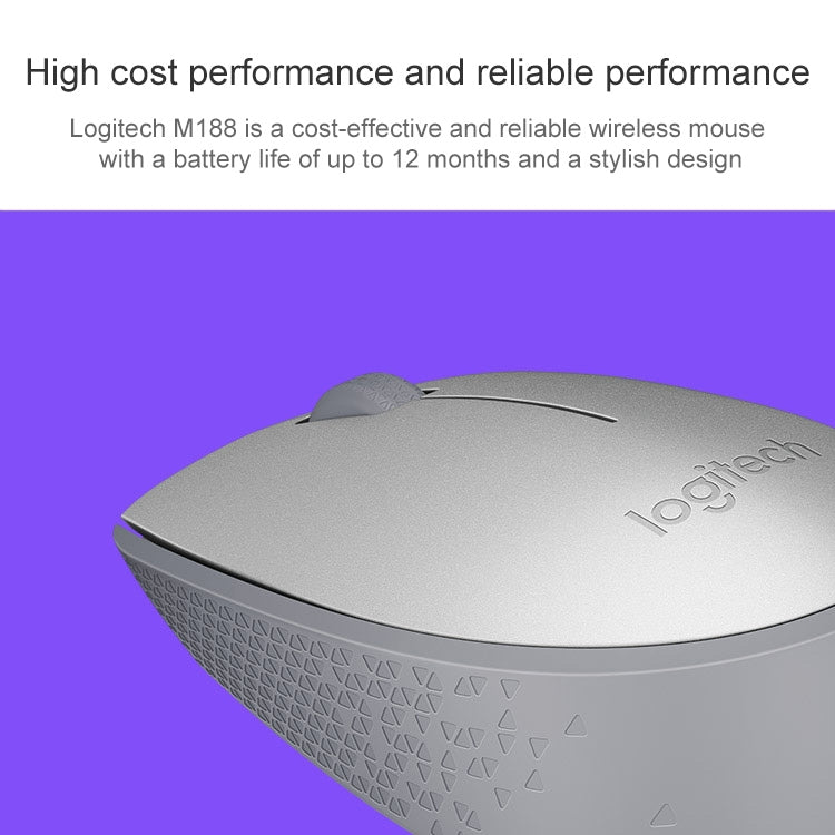 Ratón inalámbrico de moda Logitech M188