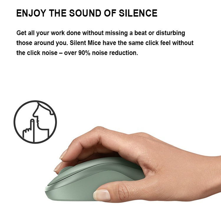Ratón inalámbrico silencioso Logitech M221 de moda