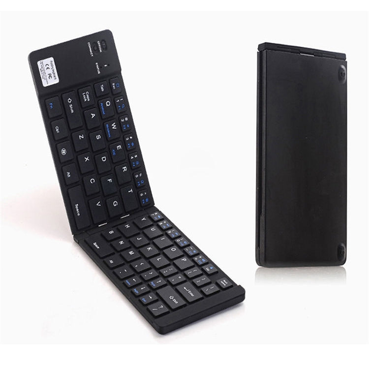 F66 Teclado inalámbrico Bluetooth plegable de 66 teclas, compatible con Android / Windows / iOS, F66 2-Folding 66 Keys Black, F66 2-Folding 66 Keys Rose Gold, F66 2-Folding 66 Keys Silver, F66 2-Folding 66 Keys Gold