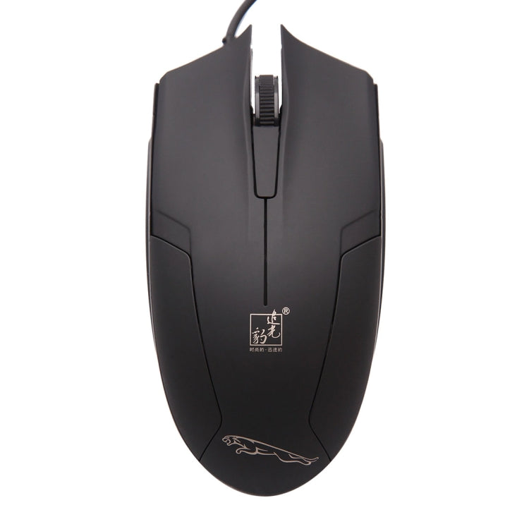 Ratón óptico para juegos con cable universal USB Chasing Leopard 119, longitud: 1,45 m, 119 Black, 119 Jet Black, 119 White