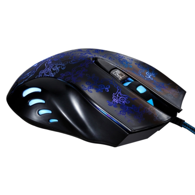 ZGB 169 USB 2400DPI Ratón óptico para juegos E-sport con retroiluminación LED ajustable de cuatro velocidades con contrapeso, longitud: 1,45 m, 169 Black, 169 White