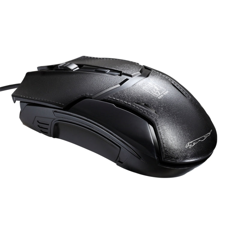 Chasing Leopard 179 USB 1600DPI Ratón óptico para juegos con cable ajustable de tres velocidades, longitud: 1,3 m, 179