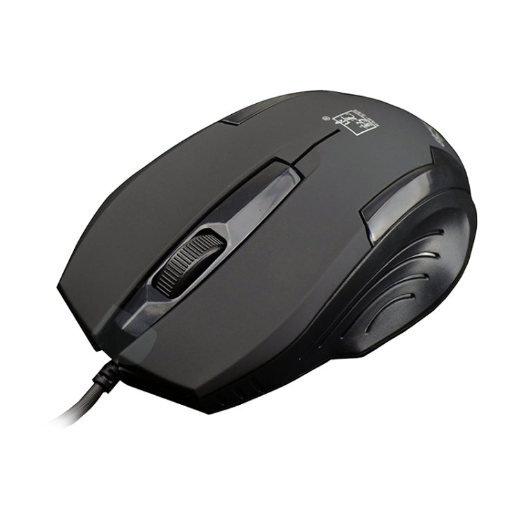 Ratón óptico para juegos con cable esmerilado USB Chasing Leopard 512G, longitud: 1,3 m, 512G