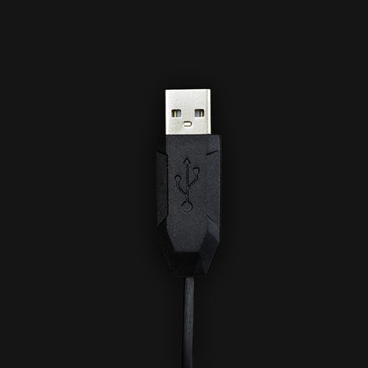 Ratón óptico para juegos con cable esmerilado USB Chasing Leopard 512G, longitud: 1,3 m, 512G