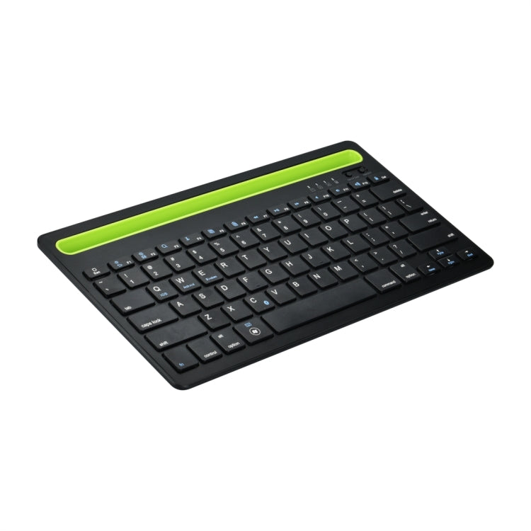 B908 Teclado inalámbrico Bluetooth ultradelgado de 78 teclas con soporte cóncavo para teléfono móvil