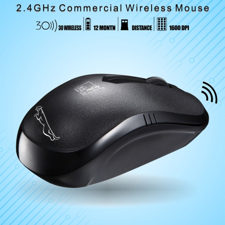 ZGB 101B 2,4 GHz 1600 DPI Ratón óptico inalámbrico comercial profesional Silencio Silencioso Haga clic Mini ratones silenciosos para computadora portátil, PC, Distancia inalámbrica: 30 m