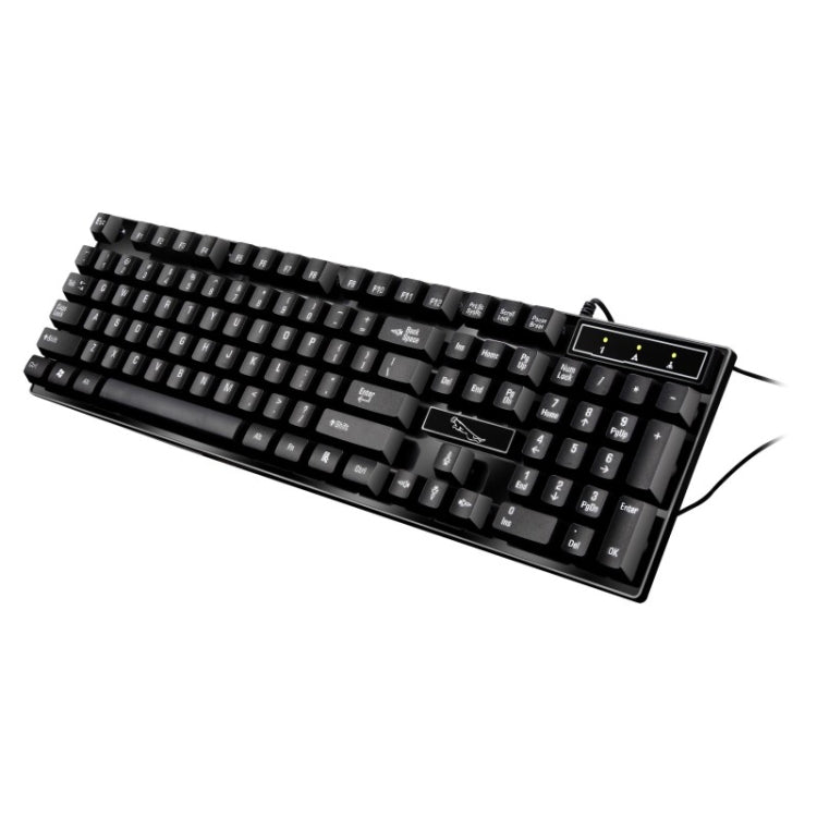 ZGB Q17 104 teclas USB con cable suspensión Gaming Office teclado para computadora portátil, PC