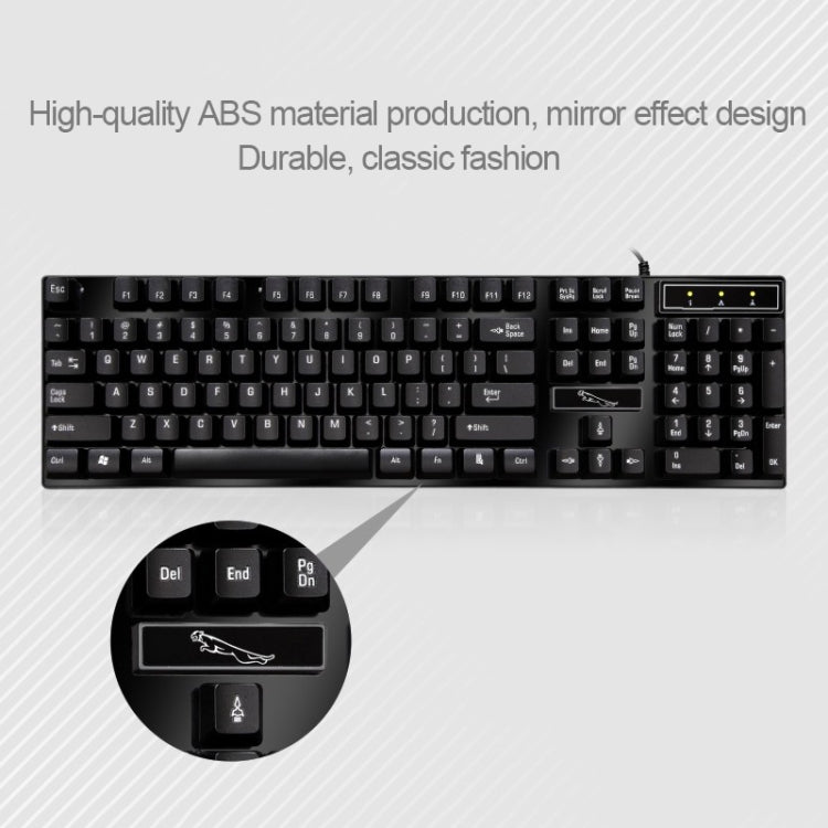 ZGB Q17 104 teclas USB con cable suspensión Gaming Office teclado para computadora portátil, PC