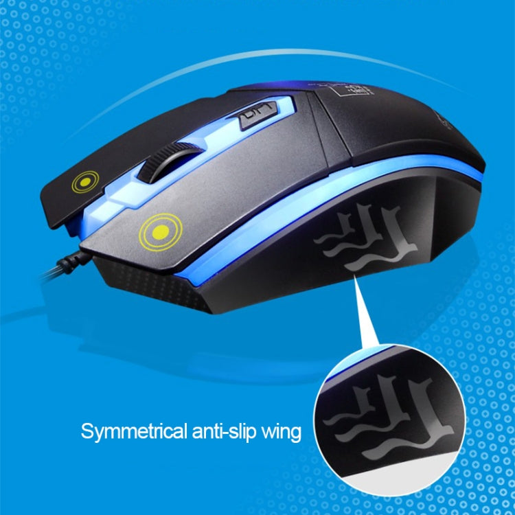 ZGB G21 1600 DPI profesional con cable retroiluminación colorida sensación mecánica teclado de suspensión + Kit de ratón óptico para ordenador portátil, PC