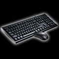 Chasing Leopard Q9 1600 DPI Teclado de oficina para juegos con textura de rejilla con cable profesional + kit de mouse óptico