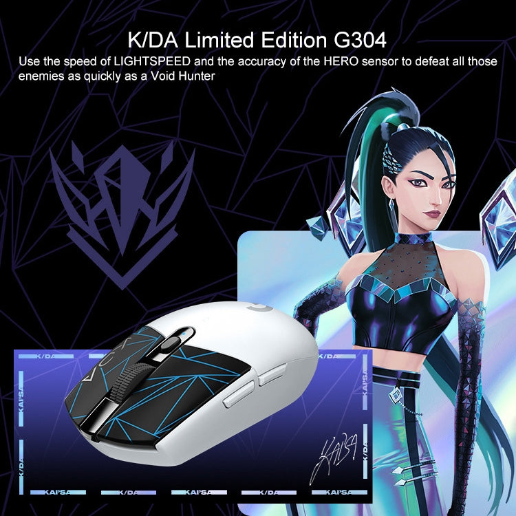 Ratón inalámbrico para juegos Logitech K/DA G304 LIGHTSPEED