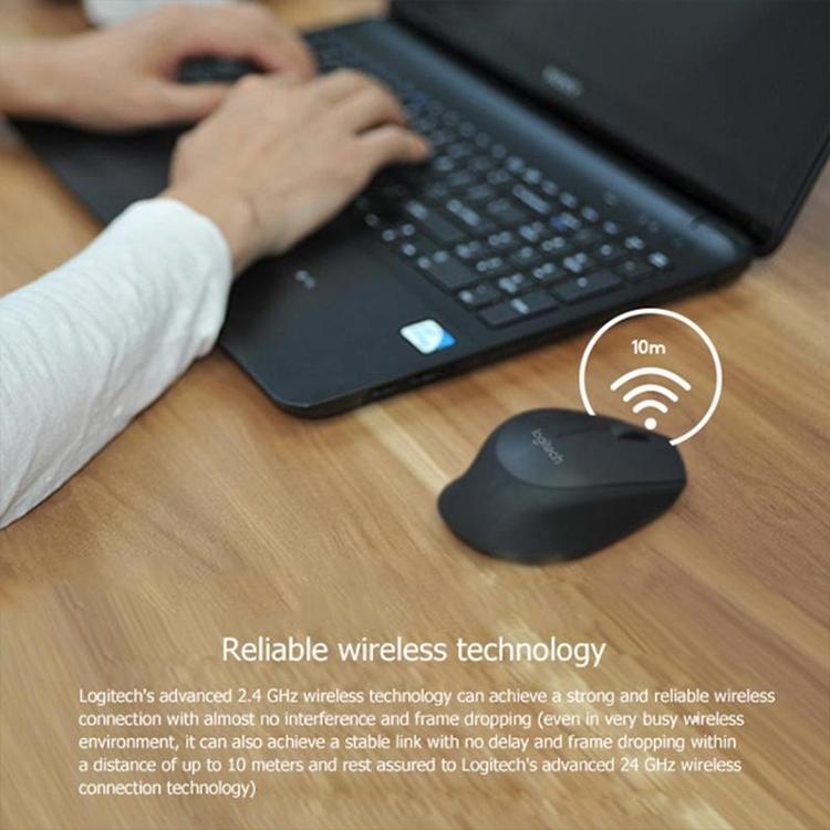 Ratón óptico inalámbrico Logitech M280 de 2,4 GHz, 3 teclas, 1000 ppp, alcance inalámbrico: 10 m