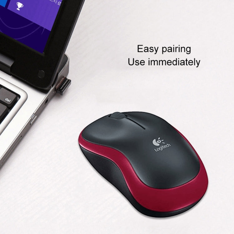 Ratón óptico inalámbrico Logitech M185 de 2,4 GHz, 3 teclas, 1000 ppp, alcance inalámbrico: 10 m