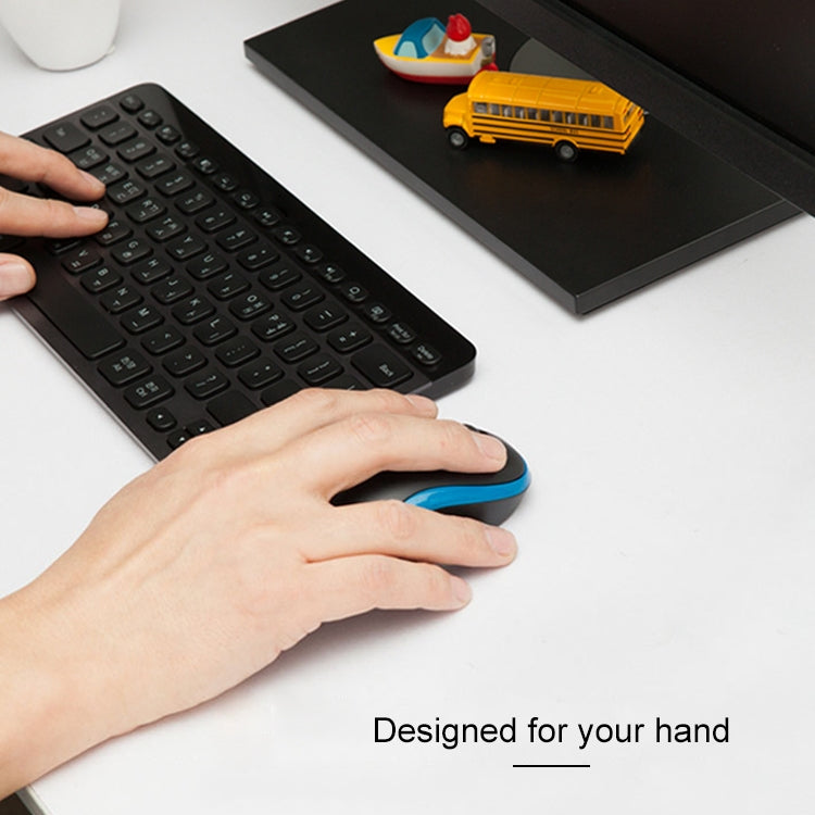 Ratón inalámbrico Logitech M186 para oficina, ahorro de energía, USB, ordenador portátil, ordenador de escritorio, Universal